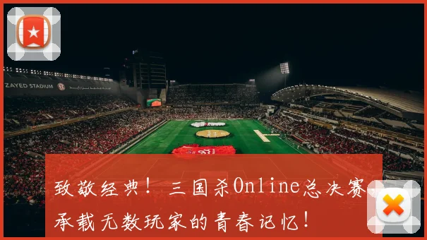 致敬经典！三国杀Online总决赛，承载无数玩家的青春记忆！